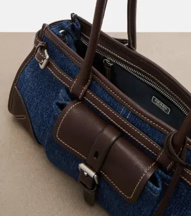 Prada Bonnie Medium denim shoulder bag | Thumbnail 2 Prada Bonnie Medium denim shoulder bag | Thumbnail 2