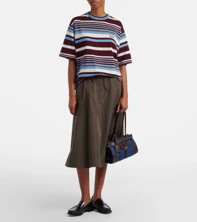 Prada Bonnie Medium denim shoulder bag | Thumbnail 5 Prada Bonnie Medium denim shoulder bag | Thumbnail 5