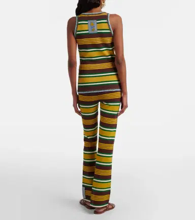 ALÉMAIS Alémais Clover knitted striped flared pants | Thumbnail 3 ALÉMAIS Alémais Clover knitted striped flared pants | Thumbnail 3