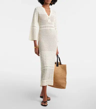 Eres Madone crochet midi dress | Thumbnail 4
