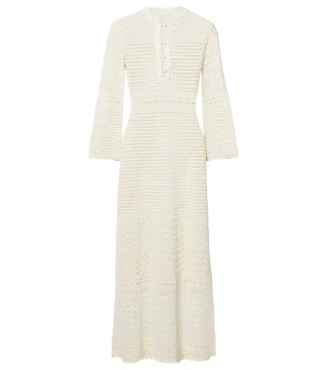 Madone crochet midi dress