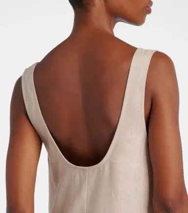 Asceno Capri linen maxi dress | Thumbnail 3