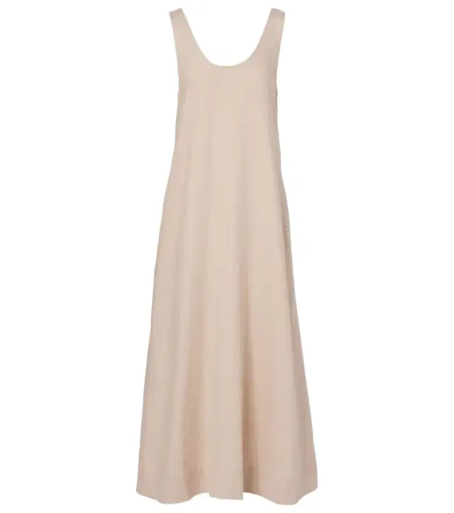 Capri linen maxi dress