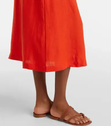 Eres Amusante linen midi skirt | Thumbnail 4 Eres Amusante linen midi skirt | Thumbnail 4