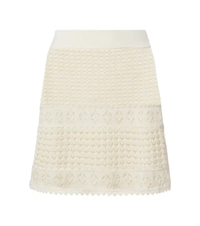 Eres Angela crochet miniskirt