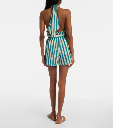 Eres Twins striped cotton voile shorts | Thumbnail 3