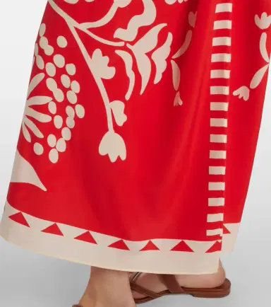 Eres Holi belted printed silk kaftan | Thumbnail 2
