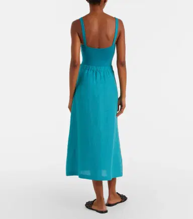 Eres Amusante linen midi skirt | Thumbnail 4