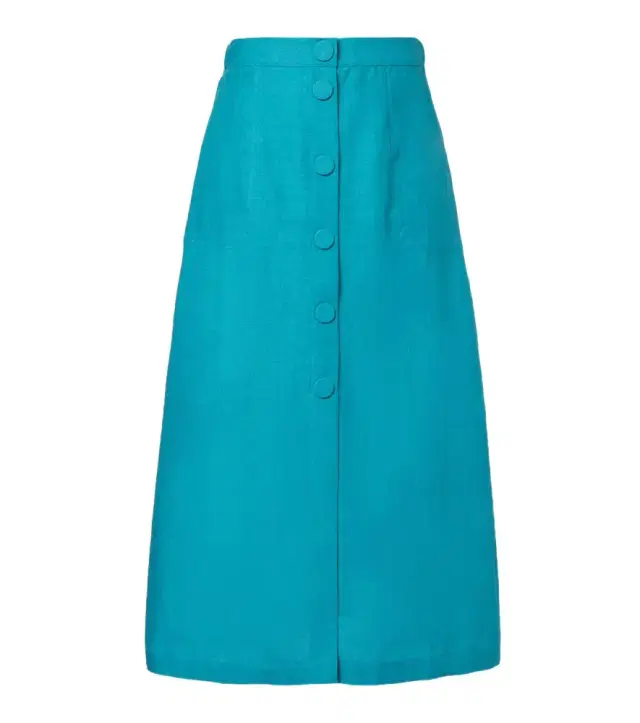Eres Amusante linen midi skirt