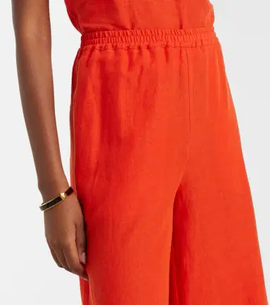Eres Select linen wide-leg pants | Thumbnail 2
