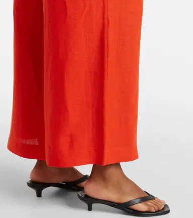 Eres Select linen wide-leg pants | Thumbnail 3