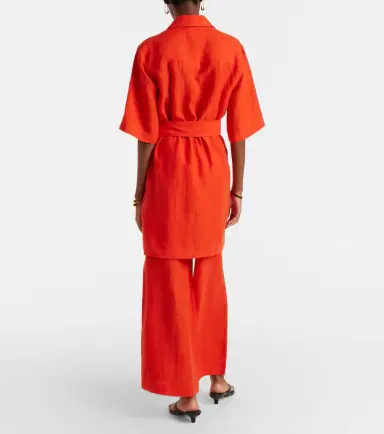 Eres Select linen wide-leg pants | Thumbnail 6