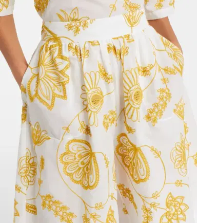 Eres Chandra embroidered cotton-blend Bermuda shorts | Thumbnail 4