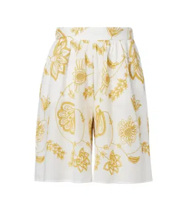 Eres Chandra embroidered cotton-blend Bermuda shorts | Thumbnail 1