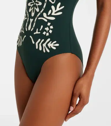 Eres Gemme printed one-shoulder swimsuit | Thumbnail 3 Eres Gemme printed one-shoulder swimsuit | Thumbnail 3