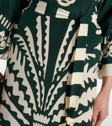 Eres Belted printed silk kaftan | Thumbnail 2