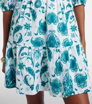 Heidi Klein Kos paisley linen minidress | Thumbnail 2