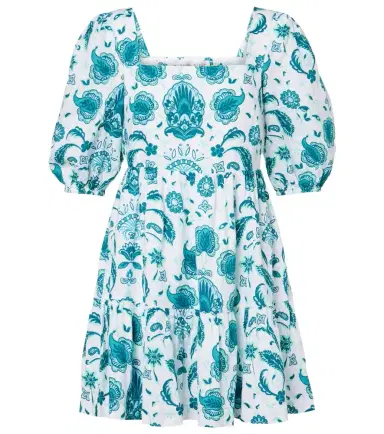 Heidi Klein Kos paisley linen minidress | Thumbnail 1