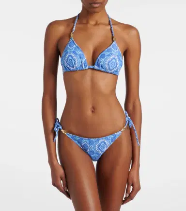 Heidi Klein Mykonos printed bikini top | Thumbnail 3