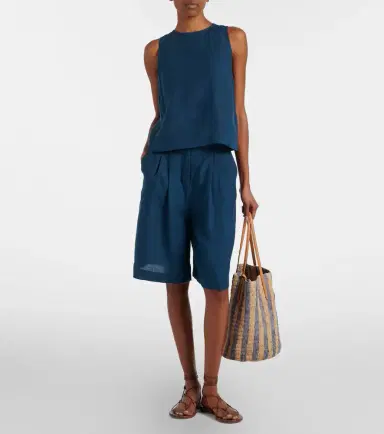 Eres Plaisant linen Bermuda shorts | Thumbnail 5