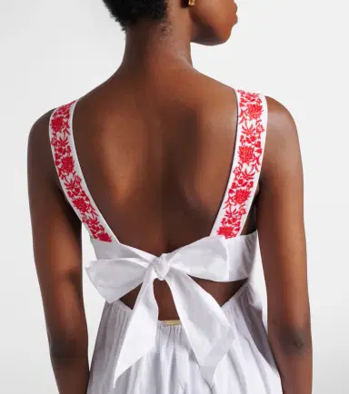 Heidi Klein Petalia embroidered cotton midi dress | Thumbnail 5