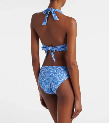 Heidi Klein Mykonos printed triangle bikini top | Thumbnail 4