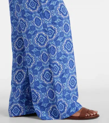 Heidi Klein Mykonos printed silk wide-leg pants | Thumbnail 5