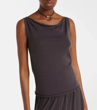 Extreme Cashmere N°469 Breeze wool and cashmere top | Thumbnail 5