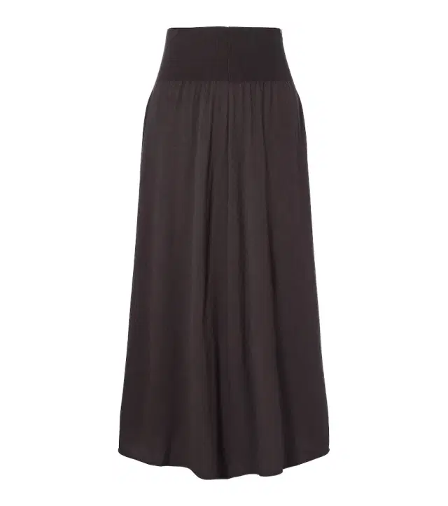 Extreme Cashmere N°470 Seduce wool and cashmere midi skirt