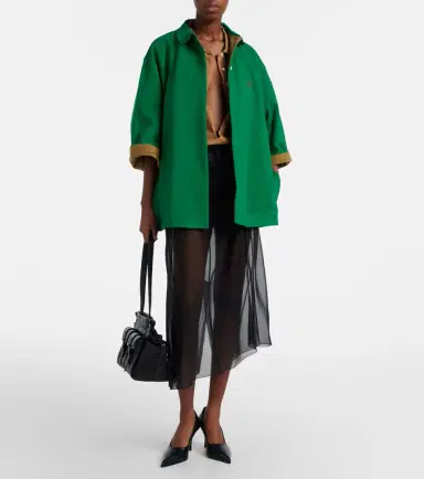 Prada Cotton piqué coat | Thumbnail 5 Prada Cotton piqué coat | Thumbnail 5