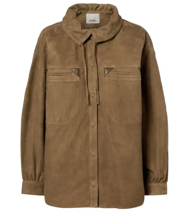 Isabel Marant Maldia suede overshirt