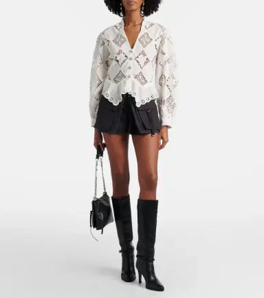 Isabel Marant Barta cotton shorts | Thumbnail 2 Isabel Marant Barta cotton shorts | Thumbnail 2