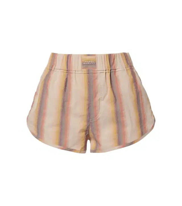 Melinea striped cotton shorts