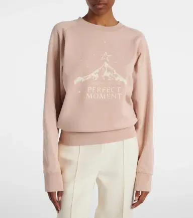 Perfect Moment Logo cotton jersey sweatshirt | Thumbnail 3