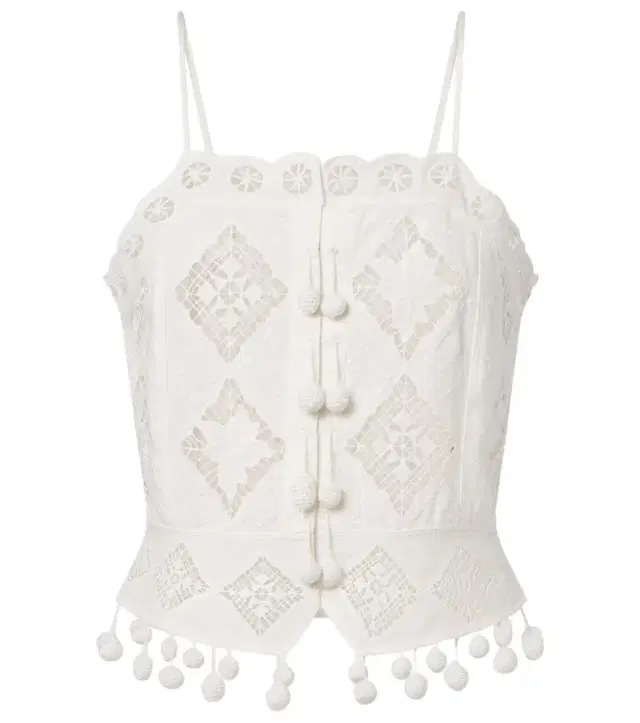 Nellsy cotton and linen crop top