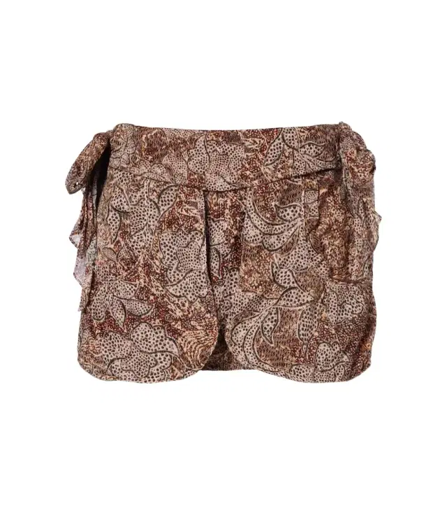 Isabel Marant Coralie printed cotton miniskirt