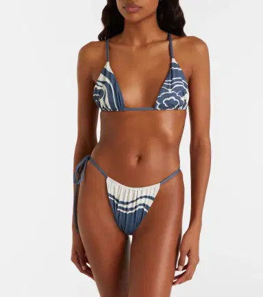 SIR. Lilou printed bikini top | Thumbnail 4