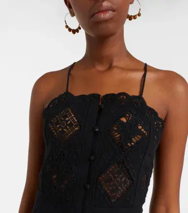 Isabel Marant Nelsane cotton and linen midi dress | Thumbnail 2 Isabel Marant Nelsane cotton and linen midi dress | Thumbnail 2