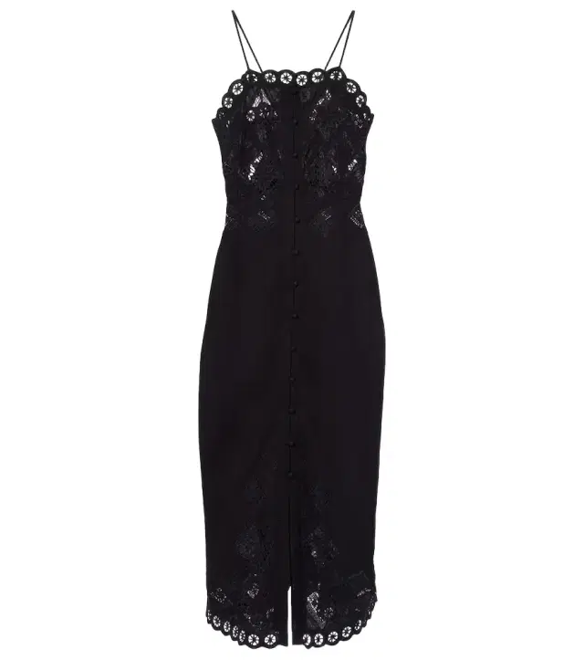 Nelsane cotton and linen midi dress