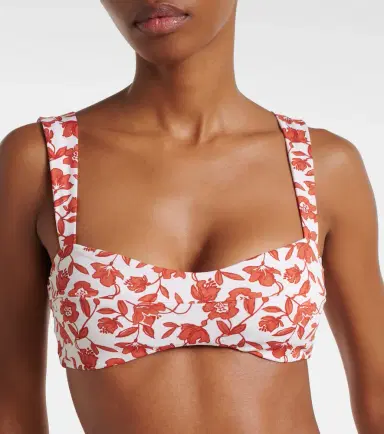 SIR Chloe floral bandean bikini top | Thumbnail 3