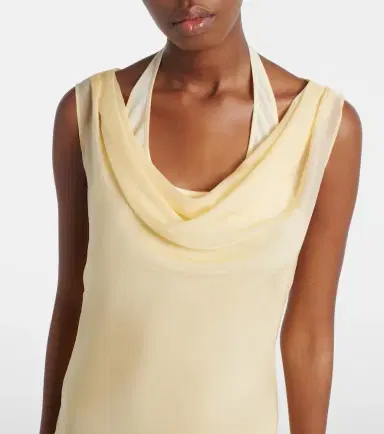 SIR. Strobe off-shoulder maxi dress | Thumbnail 3