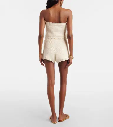 Posse Dylan crochet scalloped shorts | Thumbnail 5