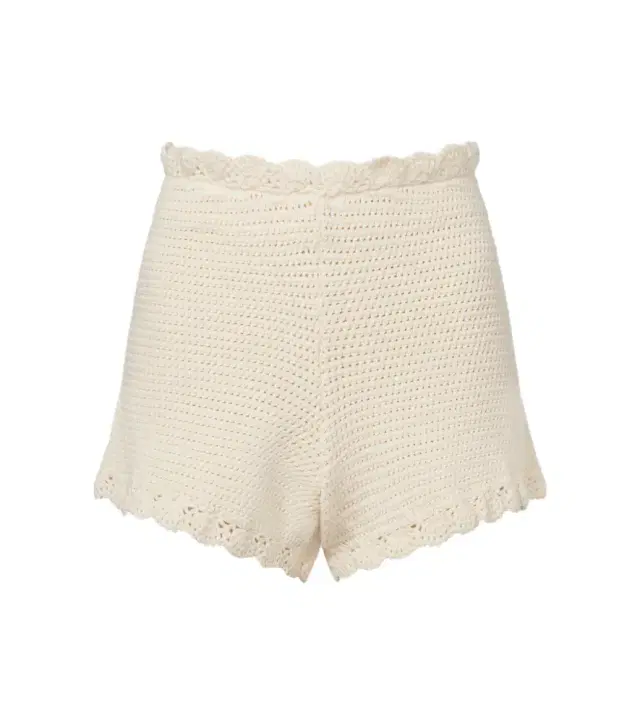 Dylan crochet scalloped shorts