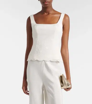 Posse Cove embroidered tulle top | Thumbnail 5 Posse Cove embroidered tulle top | Thumbnail 5