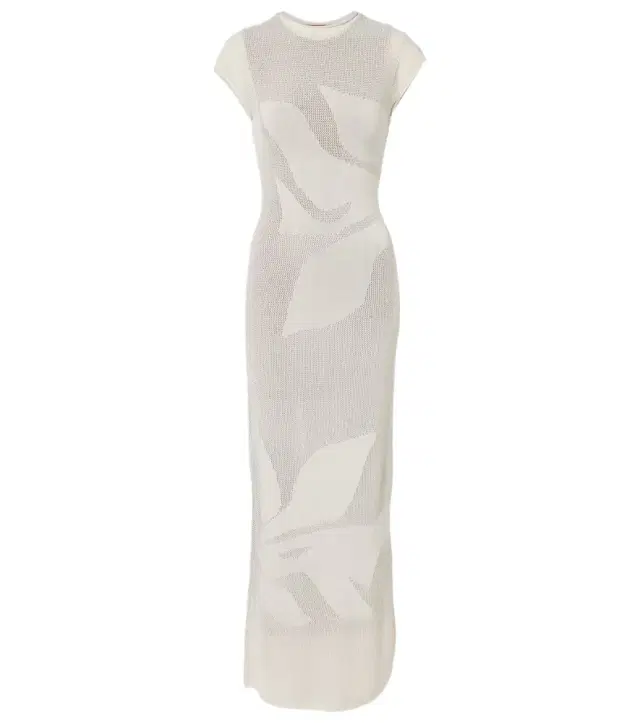 Solange knitted semi-sheer maxi dress