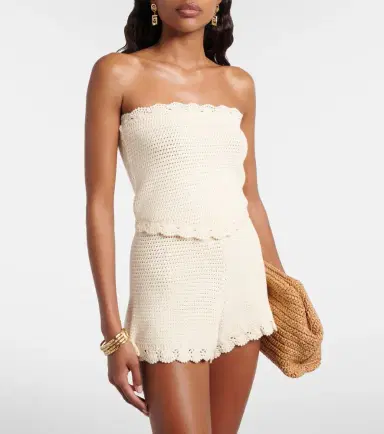 Posse Dylan crochet crop top | Thumbnail 5