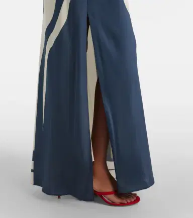SIR. Lilou strapless silk maxi dress | Thumbnail 5