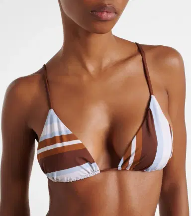 SIR Marais striped triangle bikini top | Thumbnail 4
