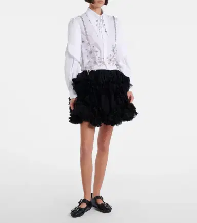 Noir Kei Ninomiya Tulle miniskirt | Thumbnail 4