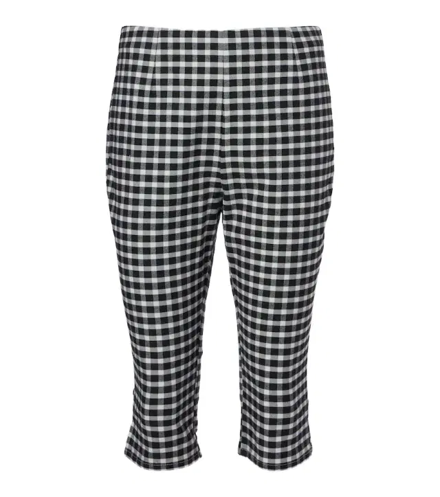 Posse Chiara gingham cotton-blend capri pants